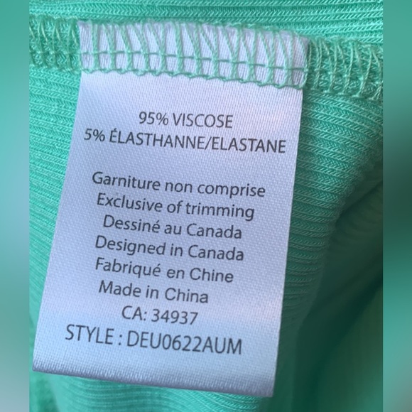 Aqua Tanktop Bodysuit, S - Picture 4 of 5